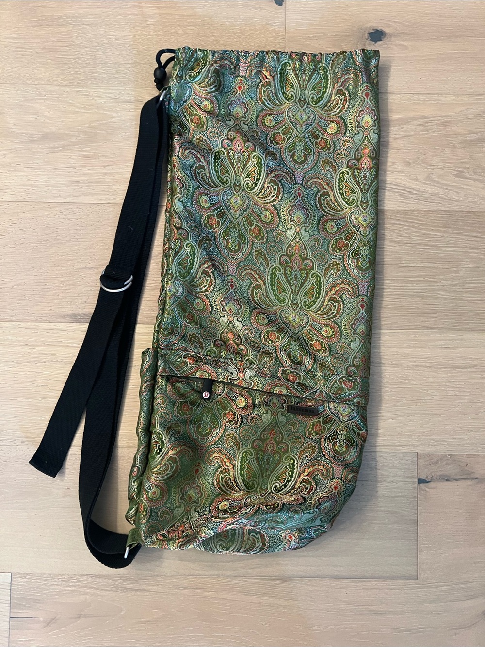 lululemon athletica Green Paisley Yoga Mat Bag